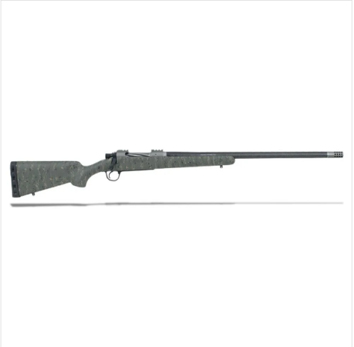 Christensen Arms Summit Ti 6.5 Creedmoor 24" Green W/Black And Tan Webbing Rifle CA10268-H14233