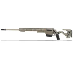Accuracy International AXSR Folding Left Hand Rifle .300 Win Mag Elite Sand 26" 3/4"-24 w/Brake SR30W26MLHES